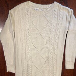 GAP Kids Cable-Knit Sweater Dress- Size M
